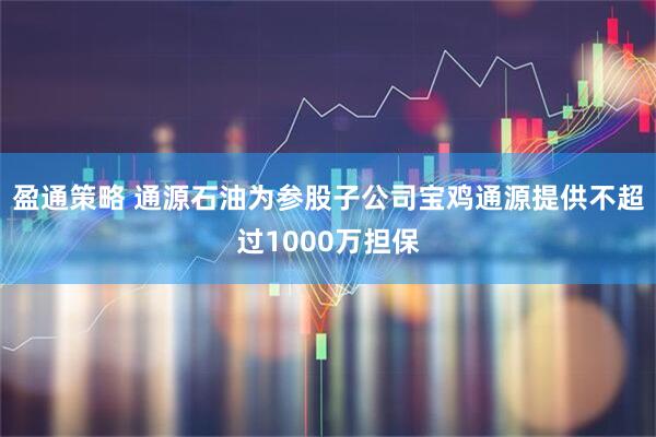 盈通策略 通源石油为参股子公司宝鸡通源提供不超过1000万担保