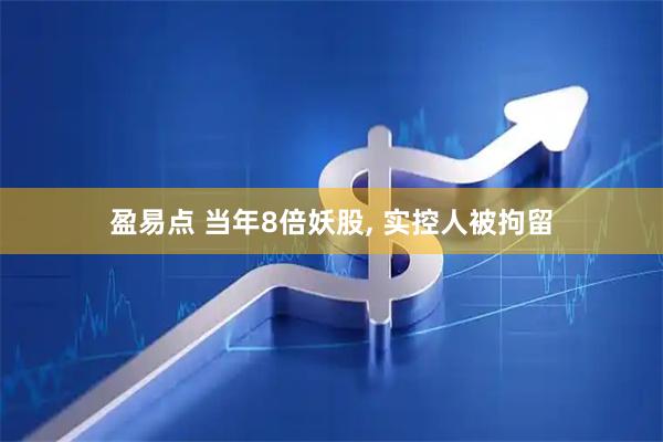 盈易点 当年8倍妖股, 实控人被拘留